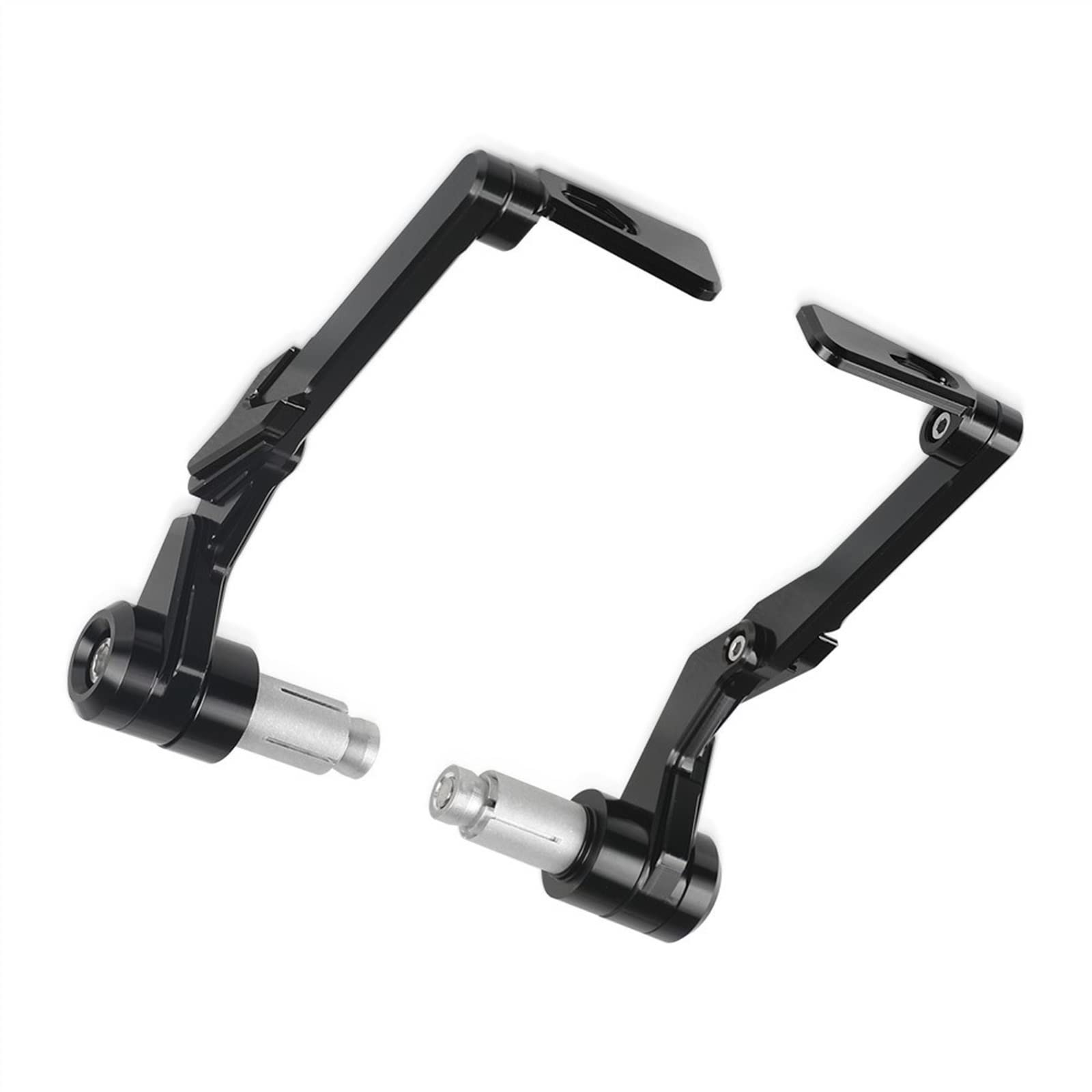 Xeflp Black- Silver Motorcycle Handguards Motorcycle Levers Guard Brake Clutch Guards Handlebar Protector For Kawasaki Z1000 Z1000r Z1000sx Z125 Z250 Z250sl Z300