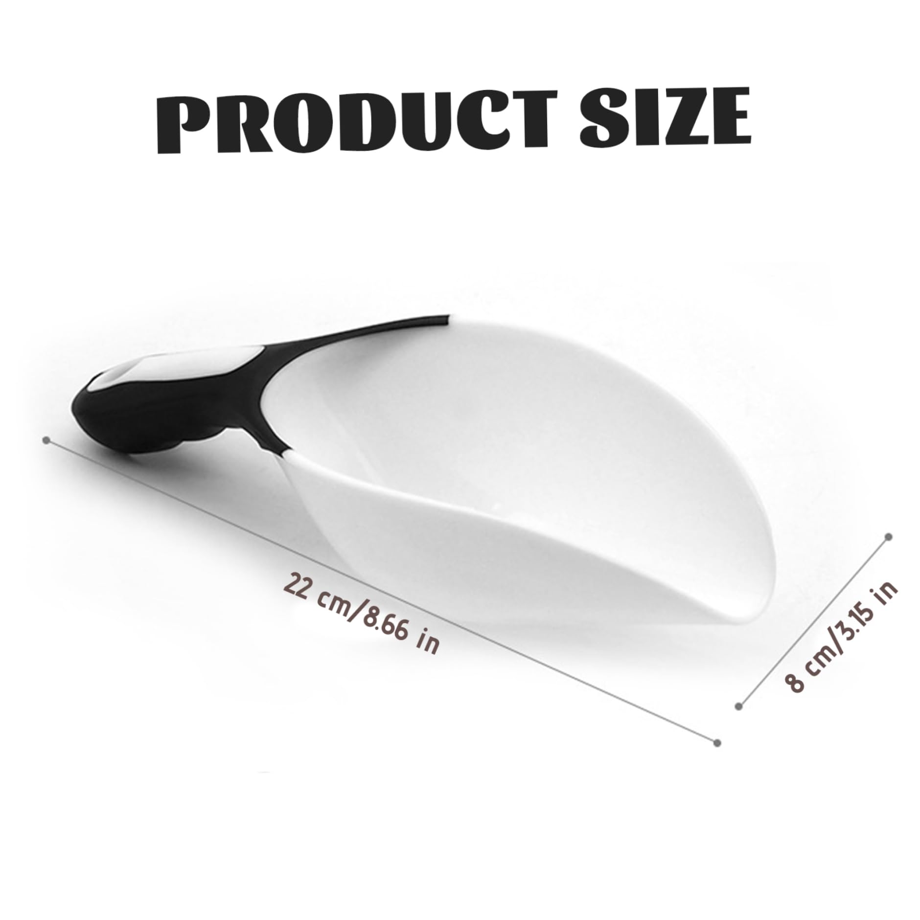 Cuillère à glace en plastique, cuillères pour aliments avec poignée, cuillère à glace pour congélateur, utilitaire en plastique