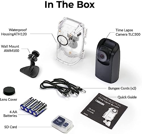 Miniatura 9 de Brinno Bcc300-M Timelapse Video Bundle - Cámara Tlc300 1080p Fhd Y Hdr, 118 Fov, Pantalla Lcd Ips 1.44 , Carcasa Ipx4, Soporte De Pared, Fácil De Usar En Obras De Construcción, Interiores Y Exteriores