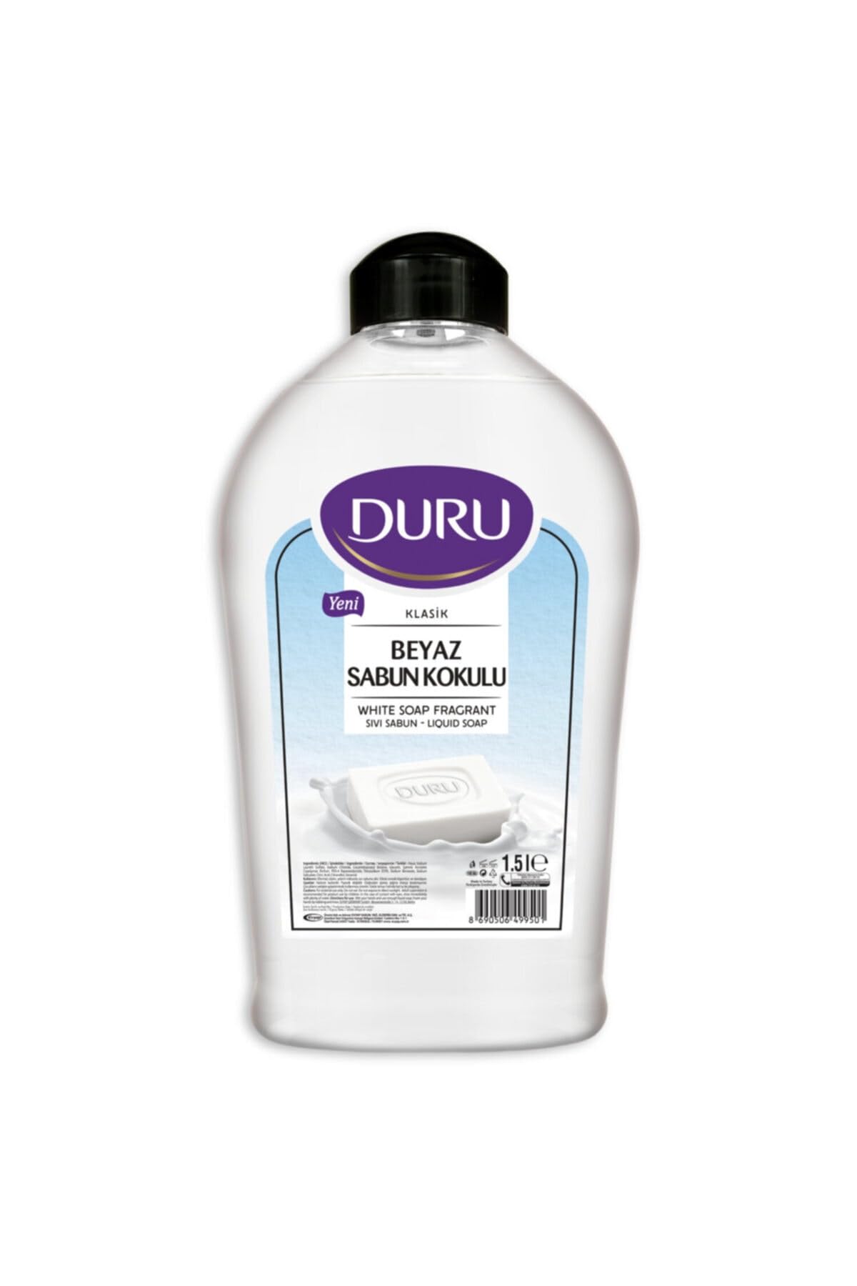 Duru Beyaz Sabun Kokulu Sıvı Sabun 1,5+1,5+300ml