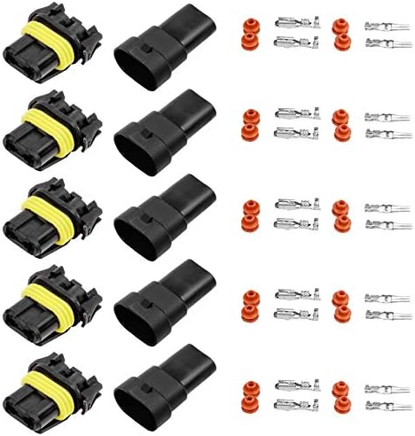 9006 9005 HB4 HB3 conector impermeable macho y hembra adaptador de cable conectores para faros antiniebla