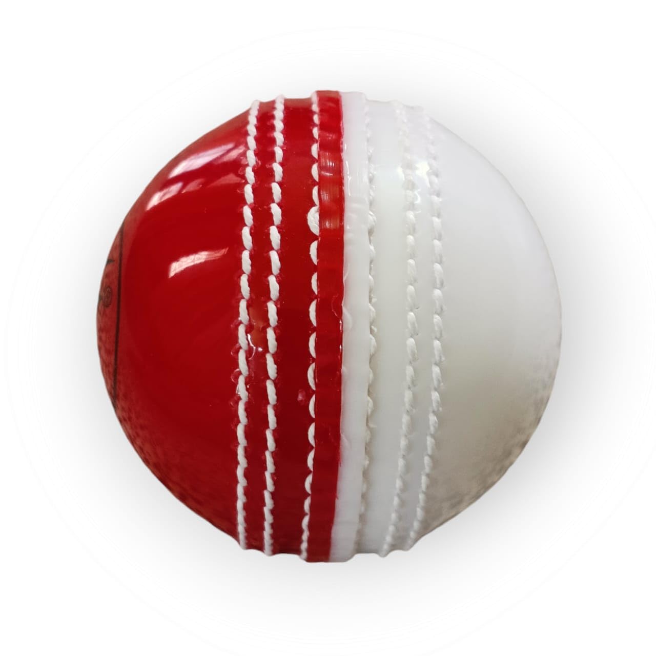 Flyer Passionate Hand-Stitched Red & White Cricket Synthtetic Ball (i30) - Perfect for Cement, Grass, and Water Play! Light, Durable, and Ideal for All Age Groups-picture-24