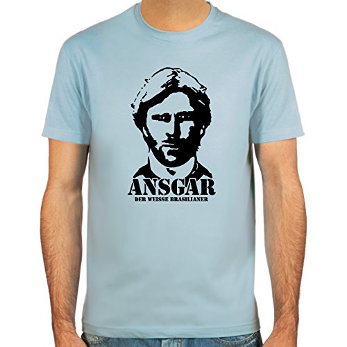 T-Shirt Ansgar Brinkmann SpielRaum pour fan de foot rétro vintage en coton noir