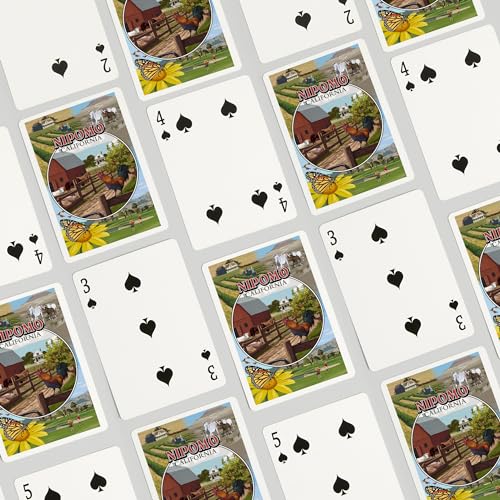 Baraja de póker Lantern Press 52 cartas adulto miniatura 4