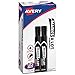 Avery Marks-A-Lot Permanent Markers, Large Desk-Style Size, Chisel Tip, Water and Wear Resistant, 12 Black Markers, 1 Packs (98028)