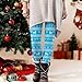 Christmas Leggings for Women Stretchy Soft High Waisted Yoga Pants Casual Striped Workout Cute Xmas Graphic Tights