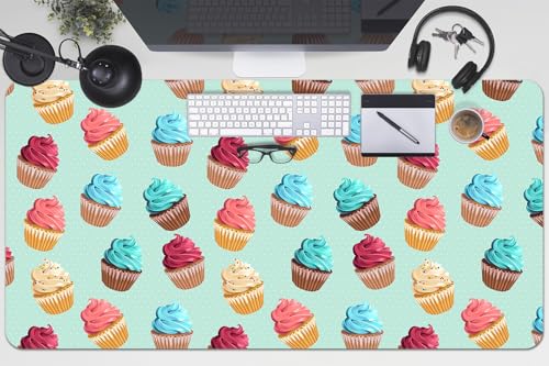 Protège bureau 100x50 cm anti rayure et facile à nettoyer muffins