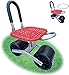 Produktbild SKYWPOJU Gartengeräte,Rollsitz Für Gartenarbeit, Fahrbarer Gartensitz Foldable Backrest 360°Rotating. Gartenstuhlhöhe Verstellbar Für Gartenhaus. Maximale Tragfähigkeit 180 Kg (Color : Red)