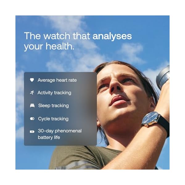 Withings ScanWatch Light - Hybrid Smart Watch, Heart Rate Monitoring, Fitness Tracker, Cycle Tracker, Sleep Monitoring - Image 5