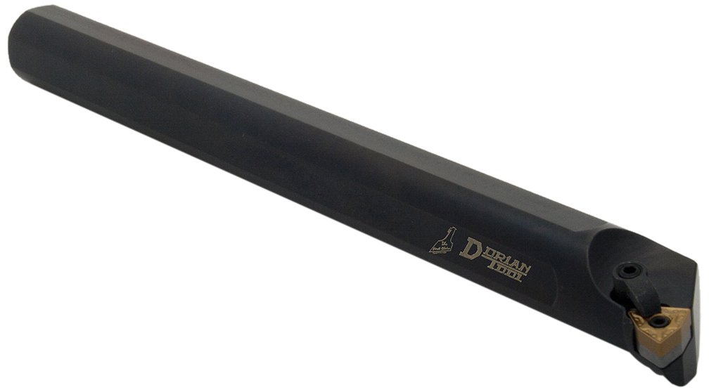 Dorian Tool S-MWLN Round Shank Steel Multi-Lock Boring Bar, Left Hand Cut, 10