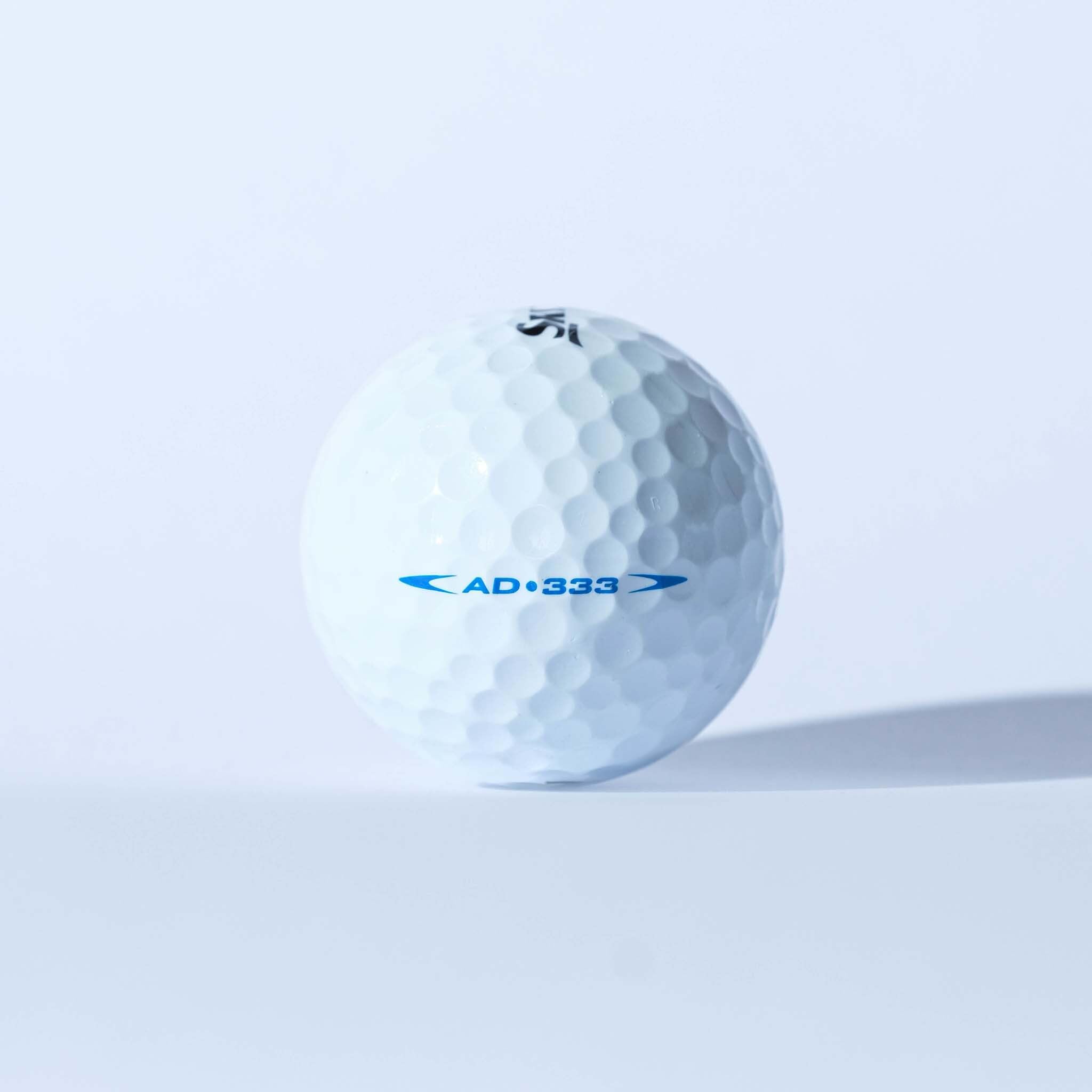 Lot de 12/24 Balles de Golf d'Occasion AD333 / AD333Tour - Idéales pour Joueurs Débutants et Confirmés - Qualité Premium et Performance – Marque Française