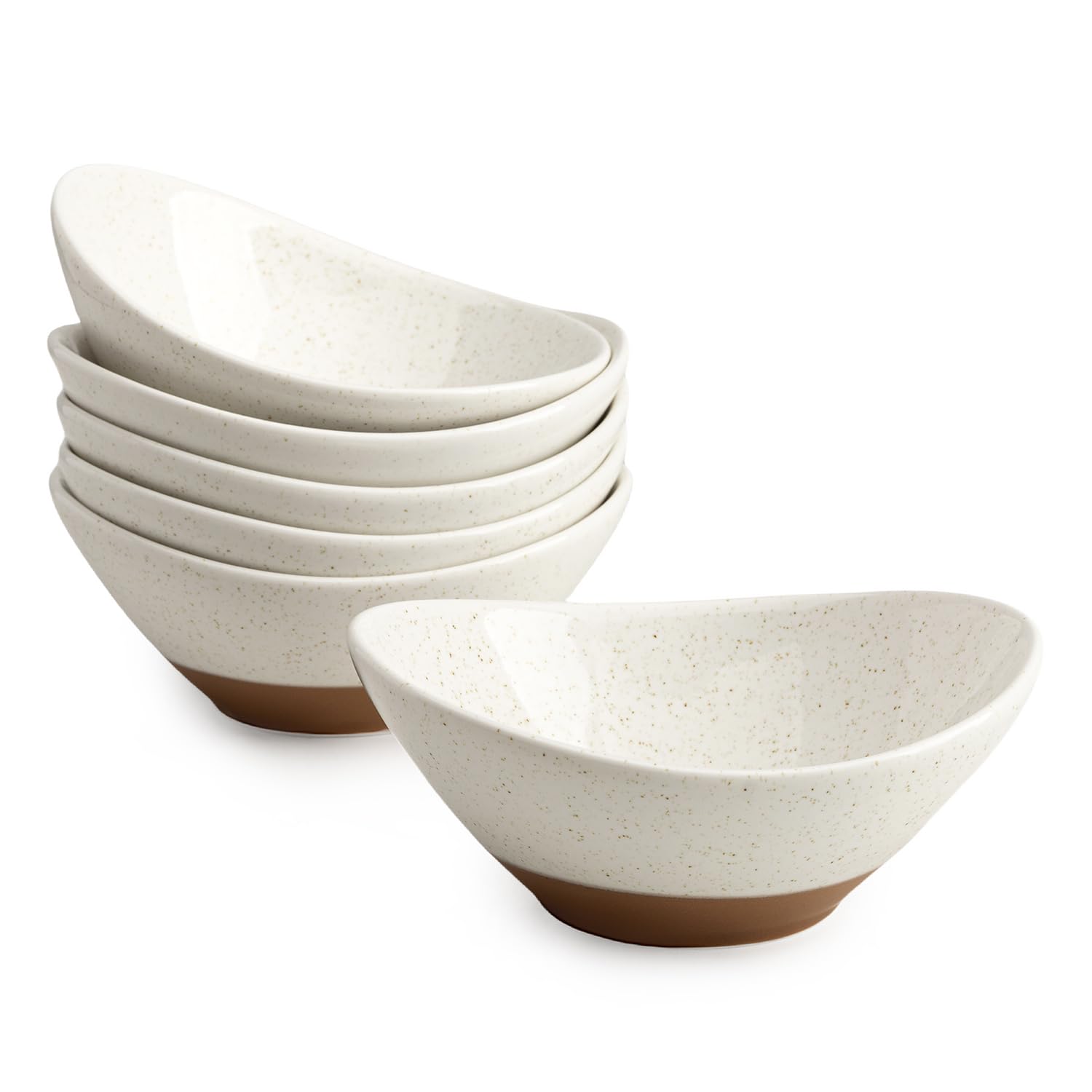 White Serving Bowls Teocera 5 Inch Porcelain Small Bowls – Set Of 6 ...