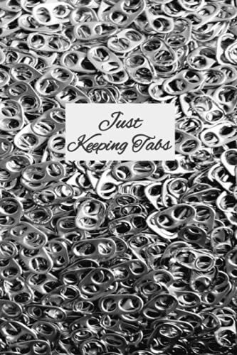 Notebook, Journal, organizer, tracker, 6X9 durable, matte paperback book: Just Keeping Tabs