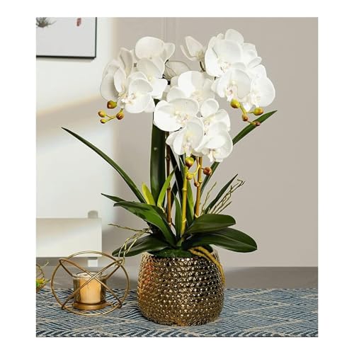 Orquídea artificial Phalaenopsis duradera que no se marchita 6