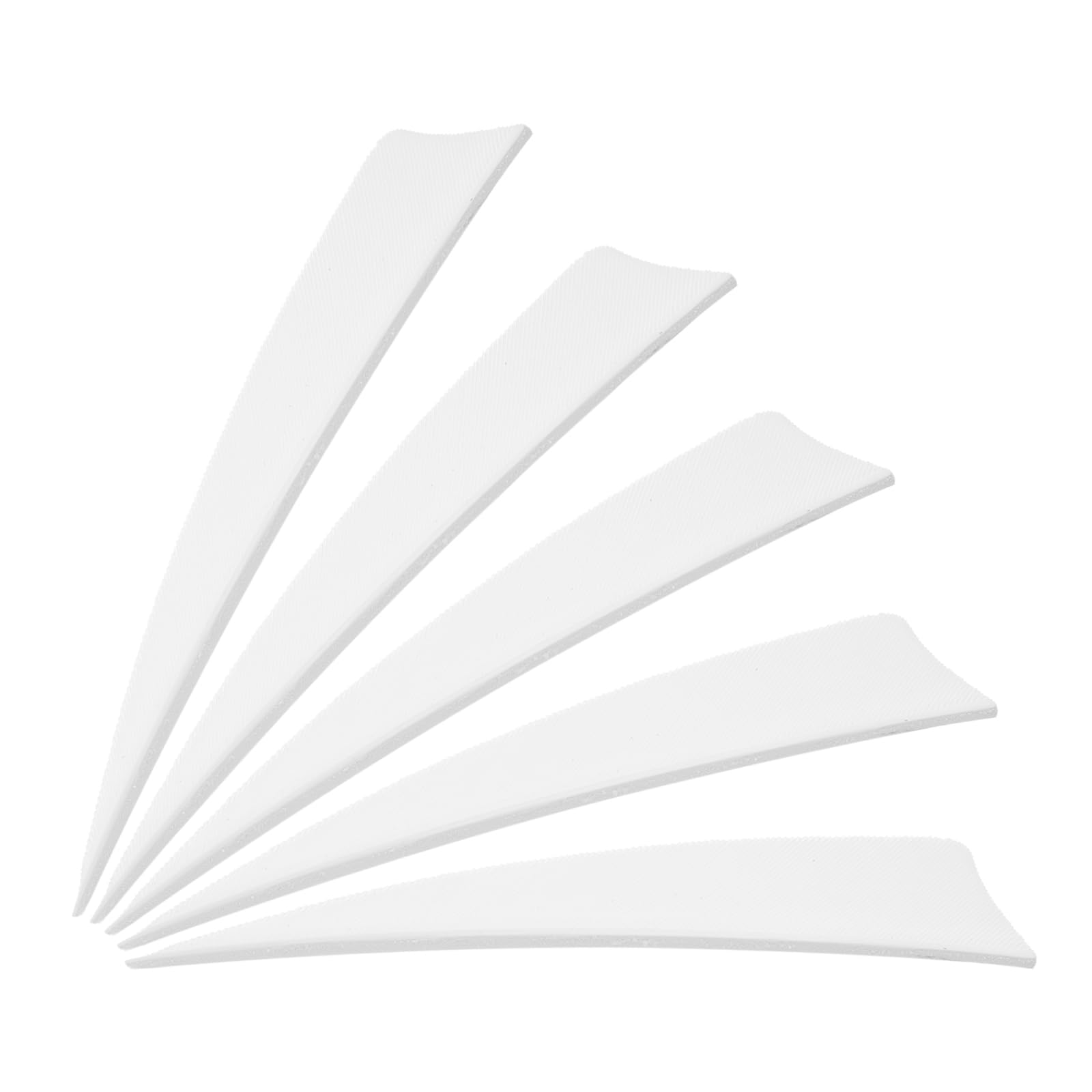 PATIKIL Arrows Vanes 4 Inch, 25 Pack Right Wing Arrow Feather Turkey Fletching Archery Accessories for DIY Target Shooting Hunting, White