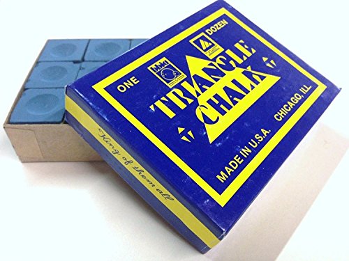 Image of LGB Blue Pool cue Chalk Microfiber Blue