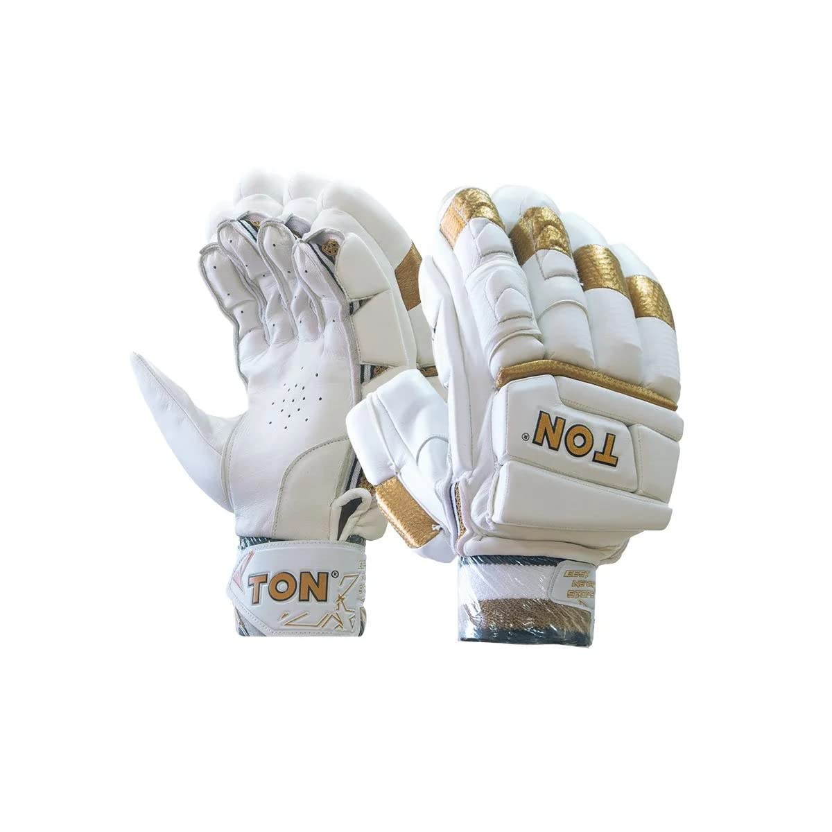 SS Ton Gold Edition Cricket Batting Gloves Adult Size-Right Handed