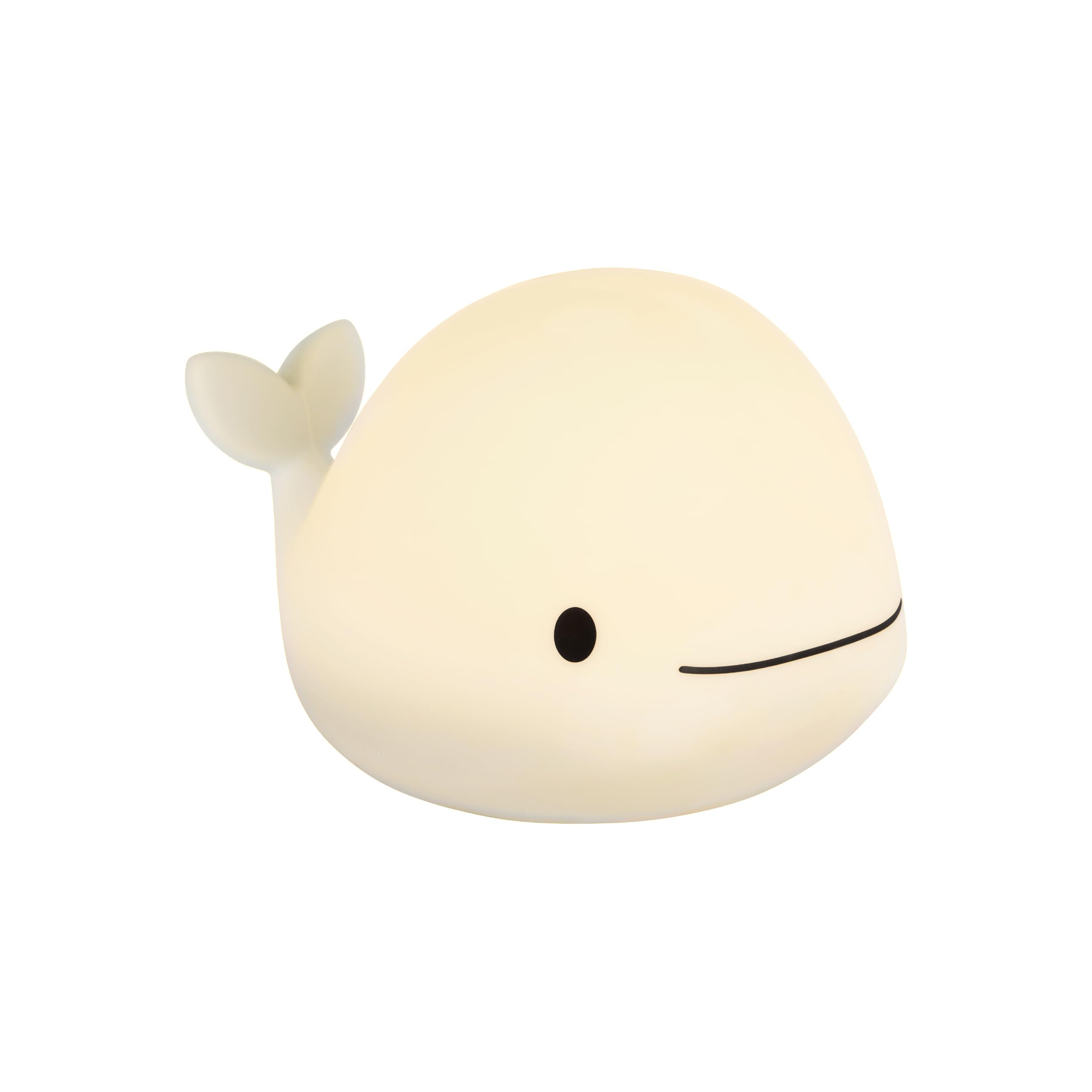 Eglo White Castellino, Whale Night Light / Table Lamp For Kids In