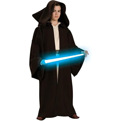 Star Wars Rubies Disfraz Túnica Jedi Skywalker Premium para niños y niñas, Túnica con Capucha, Talla 5-7 años