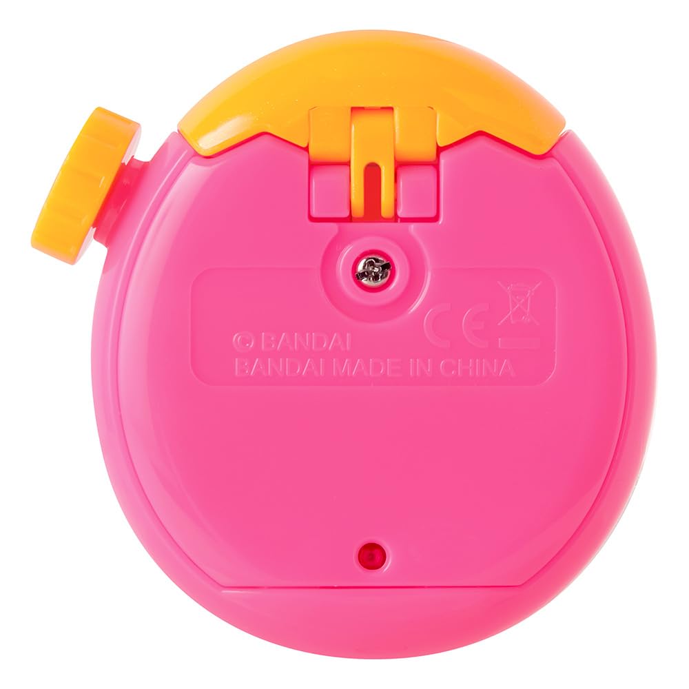 Tamagotchi Paradise Orange Tropics – Juguete Interactivo Tamagotchi – Rueda giratoria con Zoom – Modelo Rosa y Amarillo – Juguete para niños a Partir de 6 años – Bandai – 43425