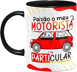 JPS INFO, Caneca Flork Pais - Melhor motorista particular - B-black