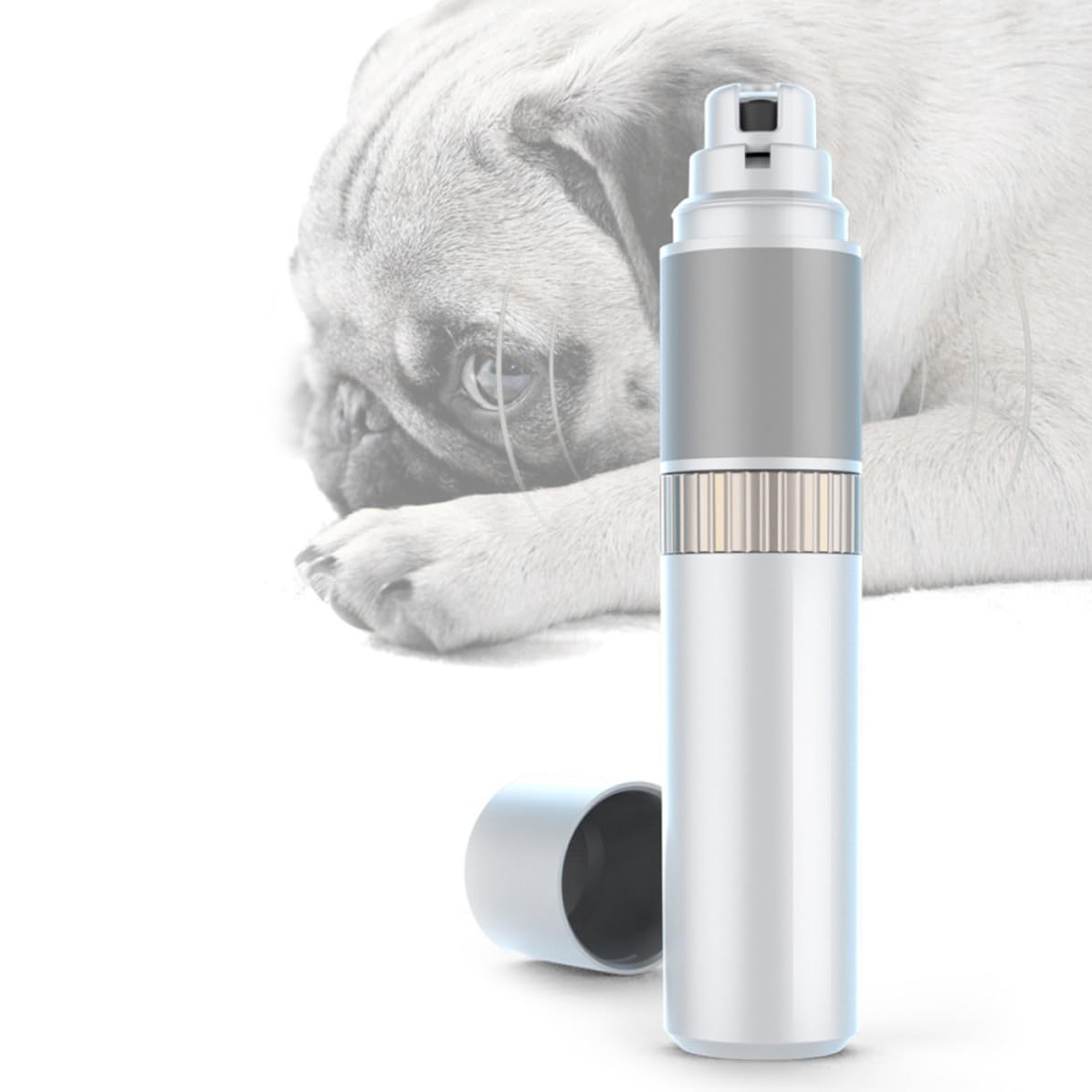 Coupe-Ongles Électrique pour Chien et Chat Outil de Nettoyage des Griffes Silencieux Ergonomique Résistant en Abs PC Pa Portable pour Toilettage de Petits Animaux
