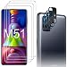 Produktbild Luibor für Samsung Galaxy M51 Panzerglas (3 Stücke) Samsung Galaxy M51 Kamera Panzerglas,Anti-Öl Anti-Bläschen Transparenz Gehärtetem Glas Displayfolie Schutzfolie für Samsung Galaxy M51