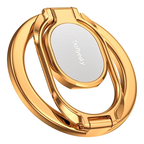 Image of Doflyesky Magnetic Phone Ring Grip Holder, Dual-Sided Magnetics Adjustable Gym Finger Ring Grip Kickstand, Removable Phone Grip, for iPhone, iPad and Smartphones