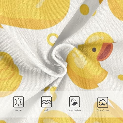 KLL Cute Yellow Rubber Ducks Ducklings Soap Toddler Boy Soft Training Underwear Breathable Children Panties3