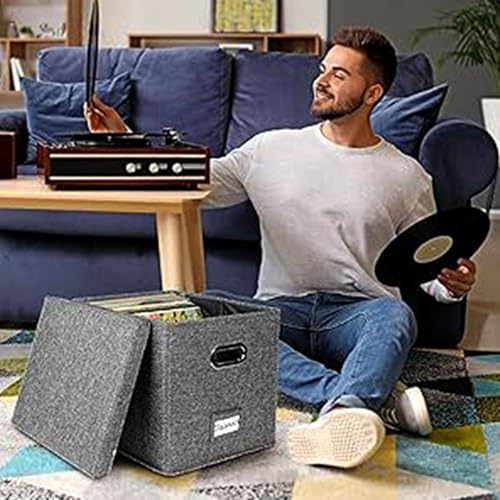 Boîte rangement CD 32 cm pour protéger vos disques de la poussière