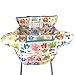 Baby Children Covers Shopping cart Cushion for Infant Supermarket Cart Cover Protector… (Colourful Elegant)