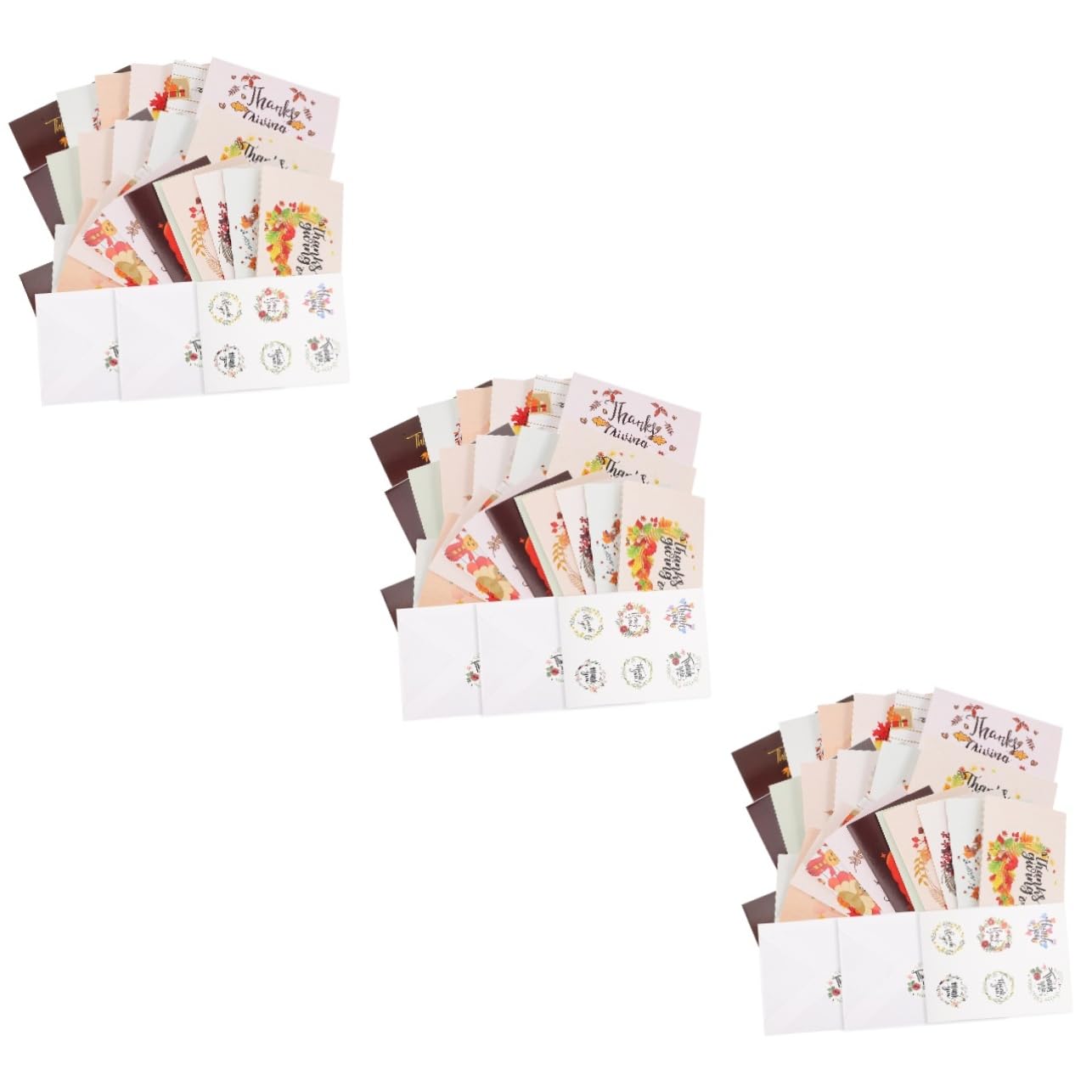 36juegos Tarjetas De Agradecimiento Para Acción De Gracias De Tarjetas Creativas Sobres y Pegatinas Para y Familia Mensajes De Gratitud y Celebración
