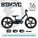 STACYC Brushless 16eDRIVE Electric Balance with Additional 5AH 20VMAX E Bike Battery for Kids Ages 5-7 Years Old