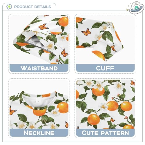 JUNZAN Beauty Naranjilla Fruit White Kids Boys Sweatshirts Hoodies Fleece Hoodie for Boys Camping 4T3