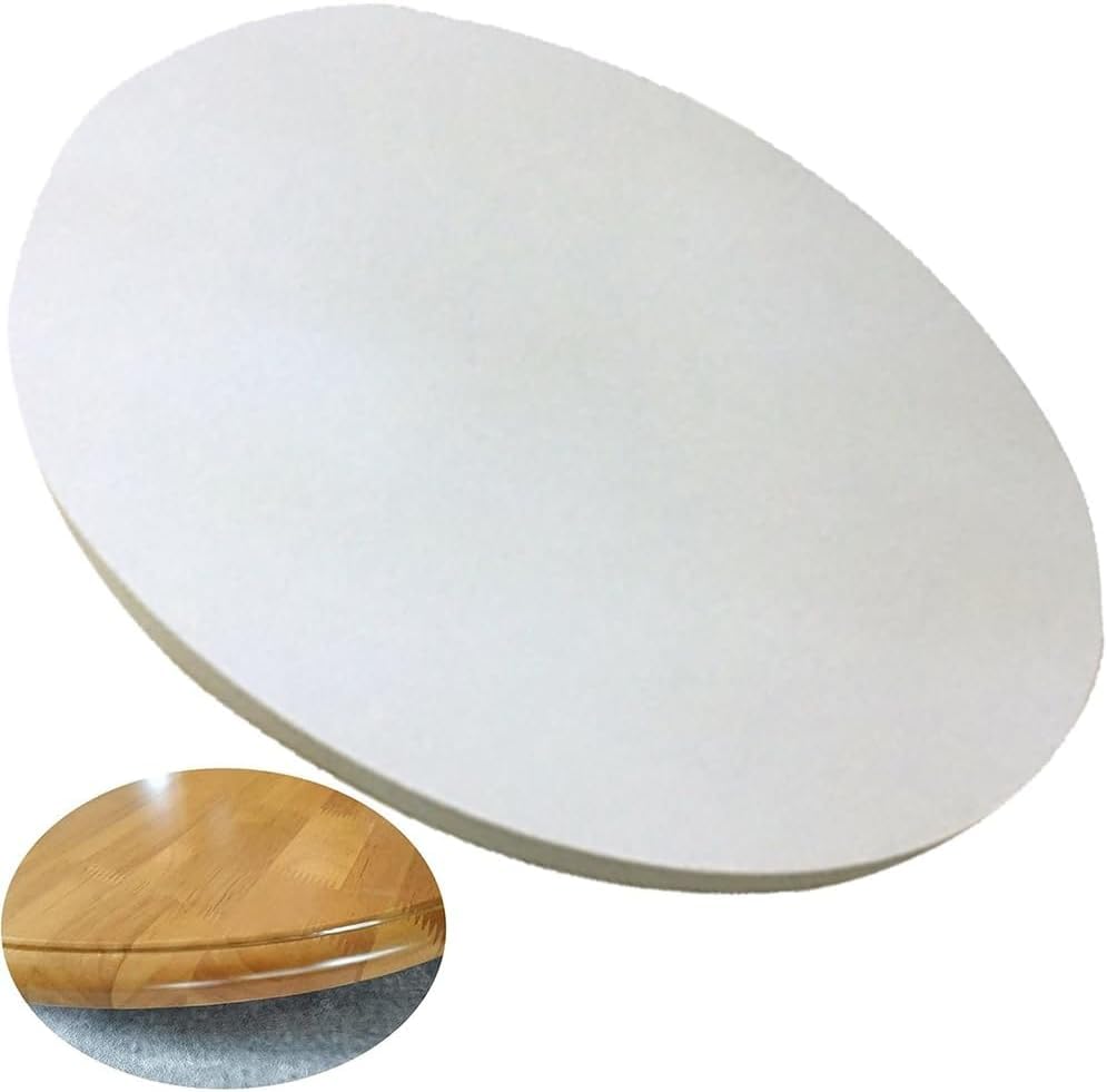 Lazy Susan en Bois 65cm : Le Grand Plateau de Service Rond des Repas de Famille