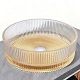 Fácil de limpiar: Lavabo Cristal se beneficia de un revestimiento especial con una superficie lisa que reduce los depósitos de manchas de agua, facilitando la limpieza diaria.