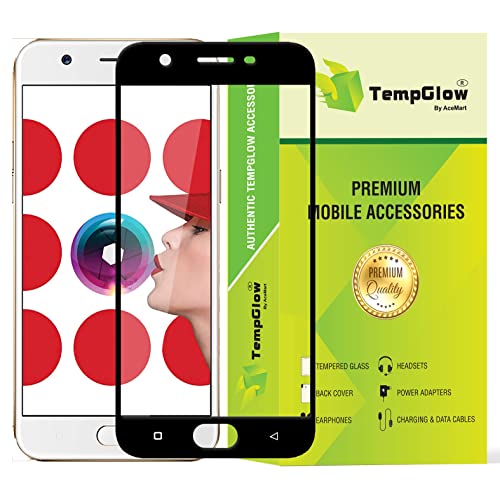 Image of Screen Protector for Oppo A57 (Black) Tempered Glass Edge-to-Edge 6D Screen Guard With Installation Kit
