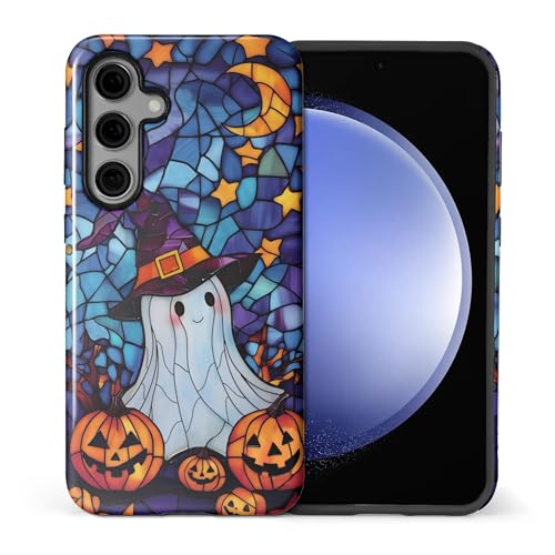 Coque Samsung S24 Plus antichoc rigide fantôme sorcière Halloween