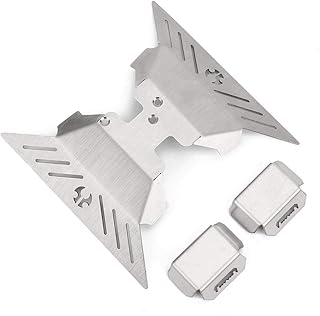 RC Chassis Armor Set，Front and Rear Axles Chassis Protection Plate Chassis Guard Compatible with Axial Capra AXI232006 RC Car Parts Axial Capra Skid Plate