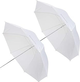 UNPLUGGED STUDIO (2pack) 43inch Translucent Umbrella (Fiberglass Rib) UN-049
