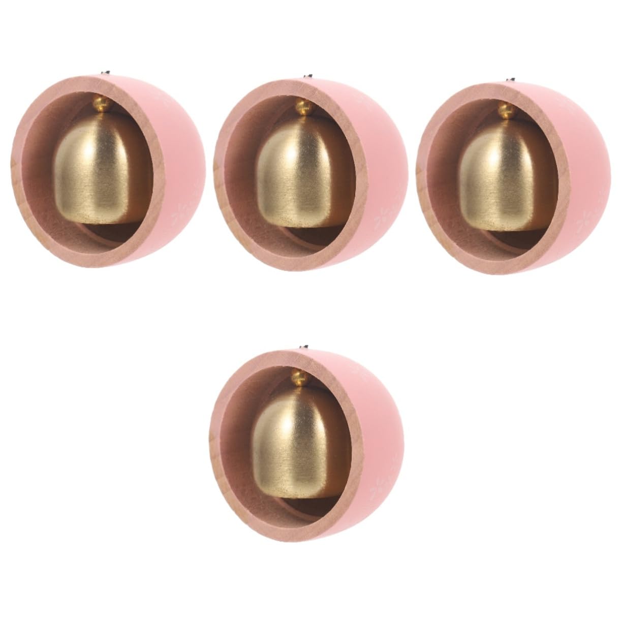 Cloche à vent magnétique TOPBATHY en fleur de cerisier pour porte | Lot de 4