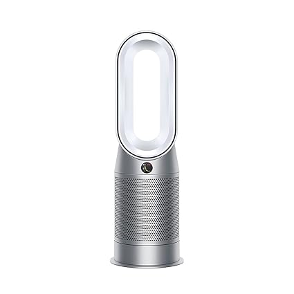 Dyson Purifier Hot+Cool Air Purifier with heater, HEPA+Activated Carbon Filter, Wi-Fi Enabled, HP07 (White/Silver)