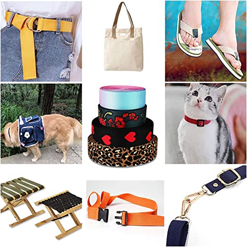 10 Yards 1.5 Inch Leopard Polyester Webbing Leopard Polyester Fabric Ribbon Animal Print Webbing Handbag Polyester Soft Webbing Key Fob Nylon Strap Dog Collar Garment Belt Diy Sewing Accessories #TOP6