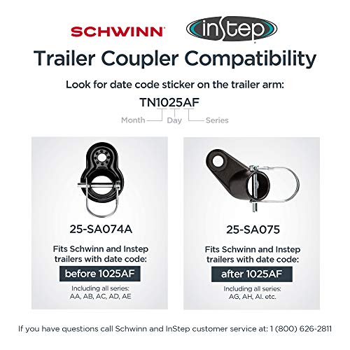 image for Coupler Attachments for Instep and Schwinn Bike Trailers, Angled Coupl