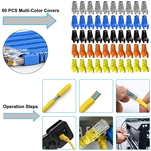 MAYLINE CAT5 CAT6 Computer Lan Cable Tester RJ45 Crimp Tool kit - Image 4