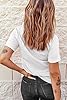 Suncife Womens Summer Casual Crewneck Basic Tshirts Short Sleeve T Shirt Tees Tops (White,L) #3