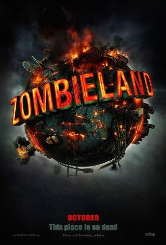 ZOMBIELAND - 11"x17" Original Promo Movie Poster 2009 Woody Harrelson Emma Stone
