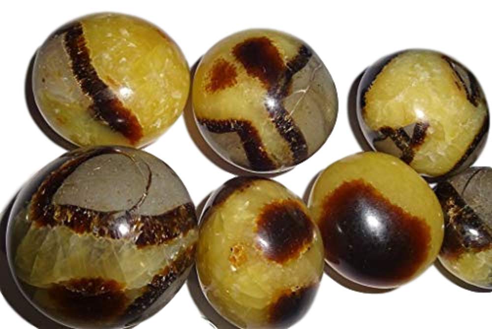 Natural Septarian "Dragon Stone" Nodules Metaphysical Healing Crystal Gemstone - 1pc