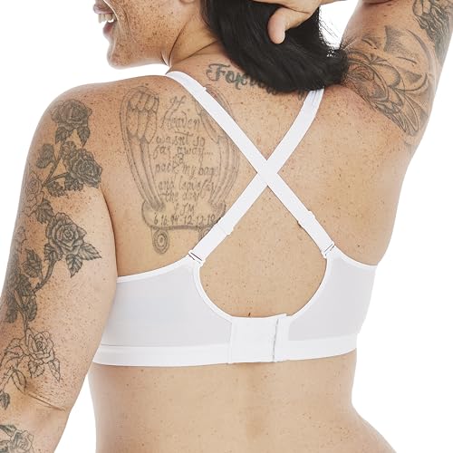 Image of Hanes Women's X-Temp Wireless Bra, Cooling Mesh T-Shirt Bra, ComfortFlex Fit Wirefree Bra