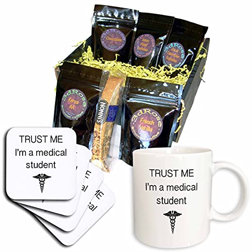 3dRose Trust Me I’M A Medical Student Coffee Gift Basket